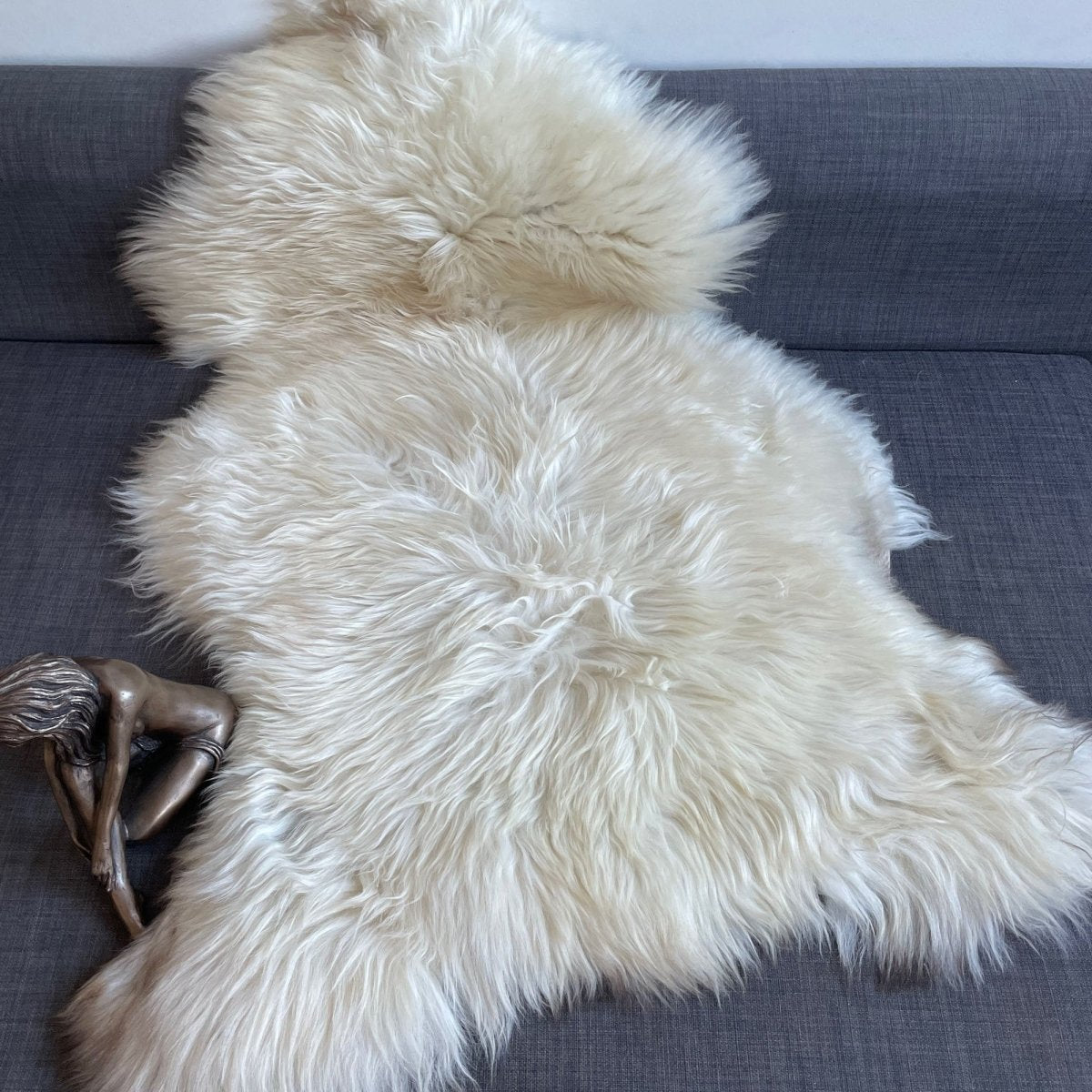 British Rare Breed Sheepskin Hide Unique Large 1125BRL09 - British Sheepskin