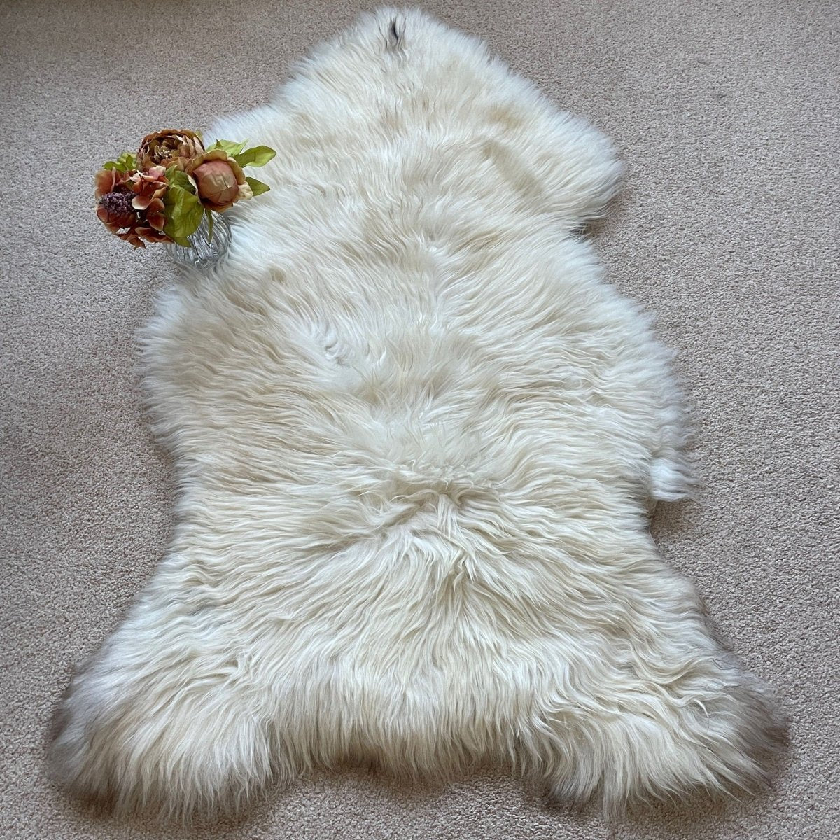 British Rare Breed Sheepskin Hide Unique Large 1125BRL09 - British Sheepskin