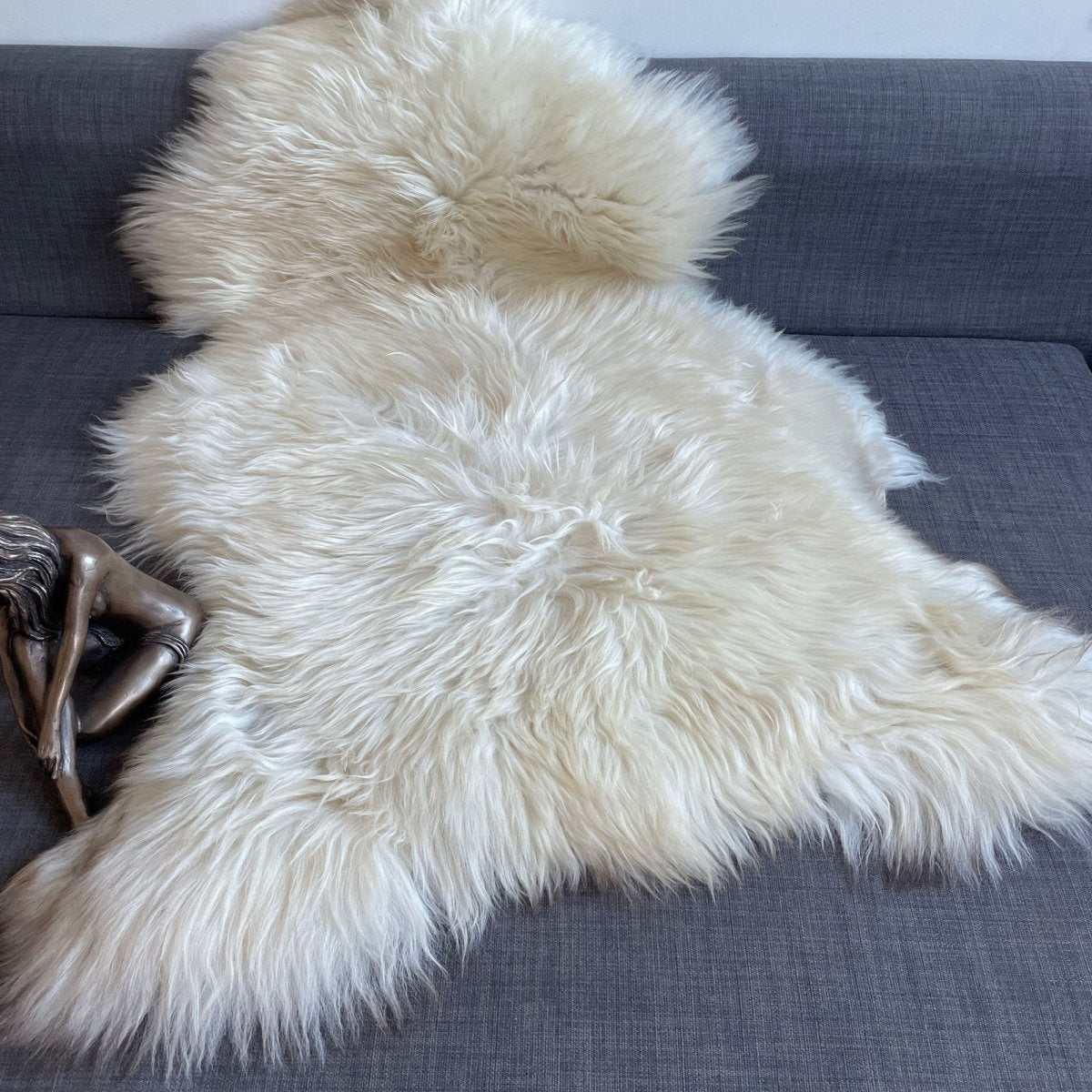 British Rare Breed Sheepskin Hide Unique Large 1125BRL09 - British Sheepskin