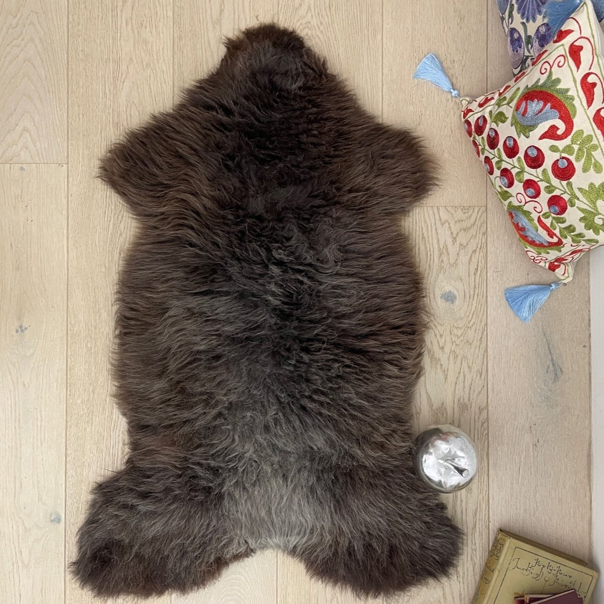 British Rare Breed Sheepskin Hide Unique Large 1205BRL06 - British Sheepskin