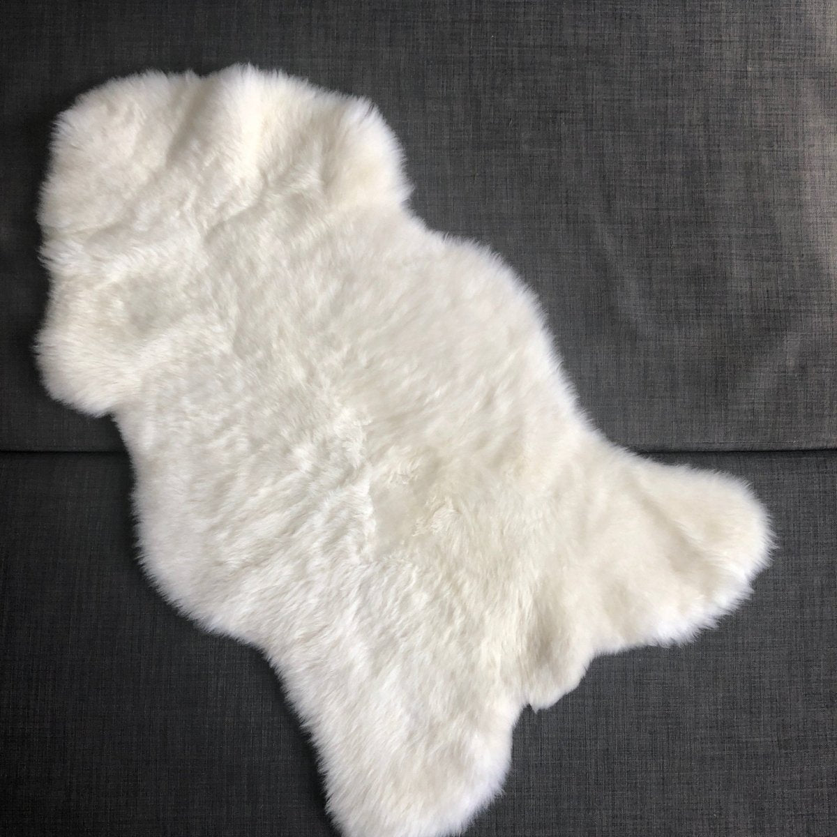 Luxurious British Sheepskin Rug Hide Ivory White Small Short Fur - British Sheepskin