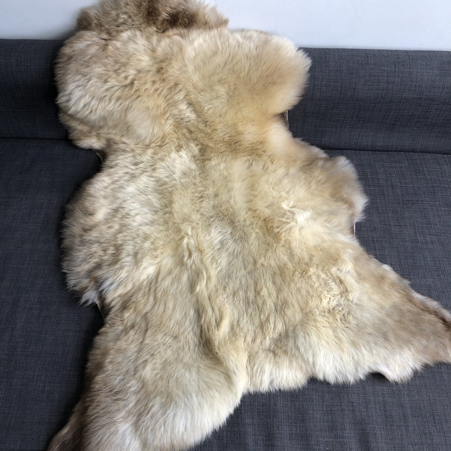 Rare Breed Champagne Mix Sheepskin Rug 100% Natural Free-range