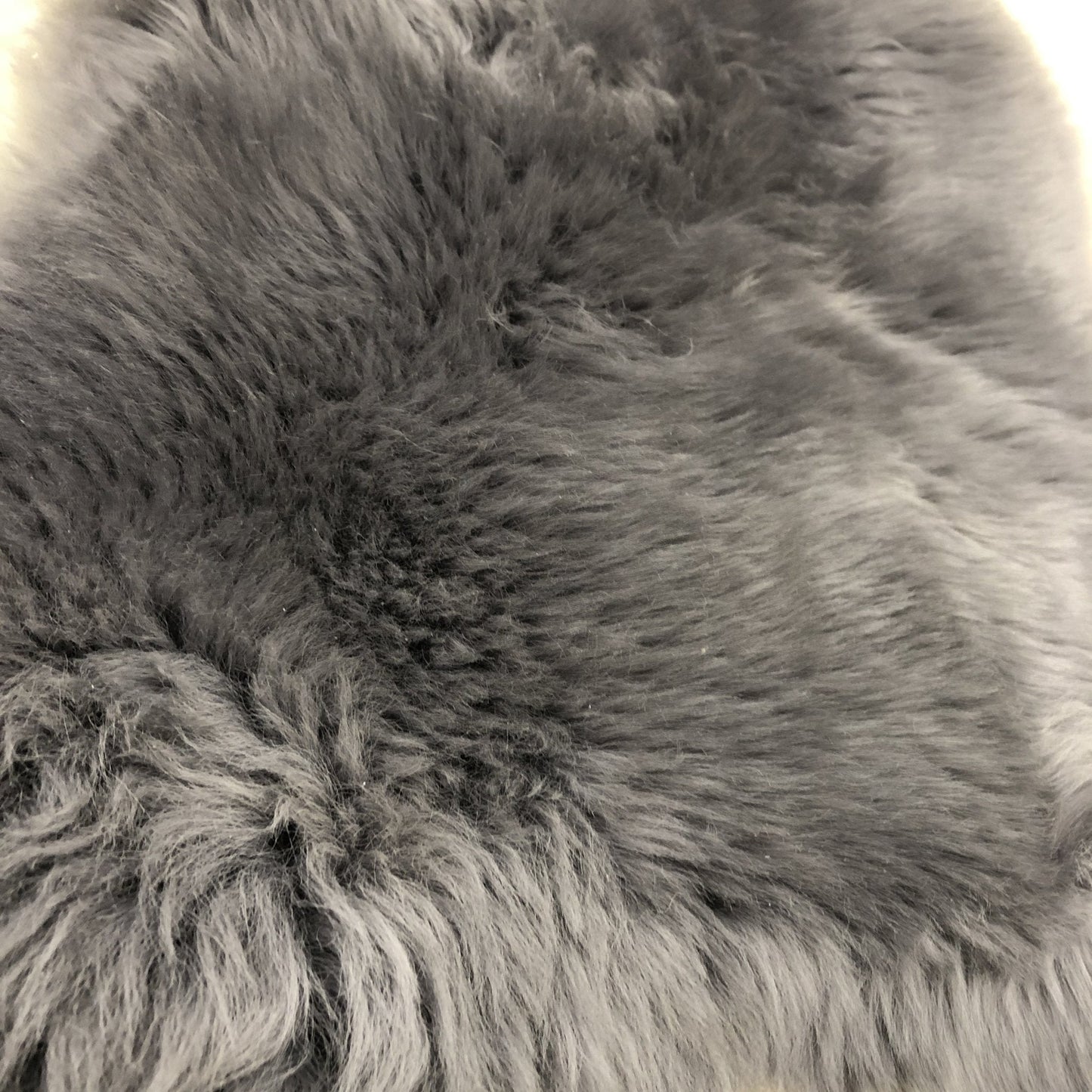 Top Quality British Light Slate Grey Sheepskin Rug Sheep Skin Throw 100% Natural English Free-range UK Hygge Nordic Decor